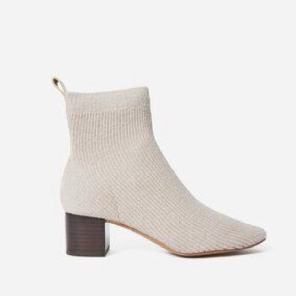 Everlane The Glove Boot in Oatmeal Wool Size 8 - Picture 1 of 8
